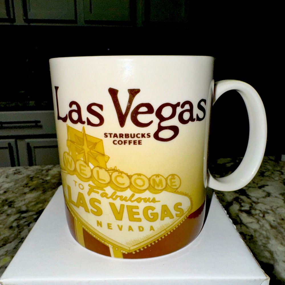 Starbucks Las Vegas Coffee Mug Collectors Series 2012 16oz City Global Icon NIB